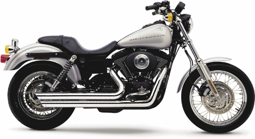 Speedster Slashdown Chrome Full Exhaust - For 91-05 Harley Davidson FXD - Click Image to Close