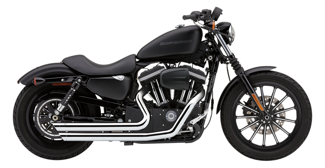 Speedster Slashdown Chrome Full Exhaust - For 04-06 Harley XL - Click Image to Close