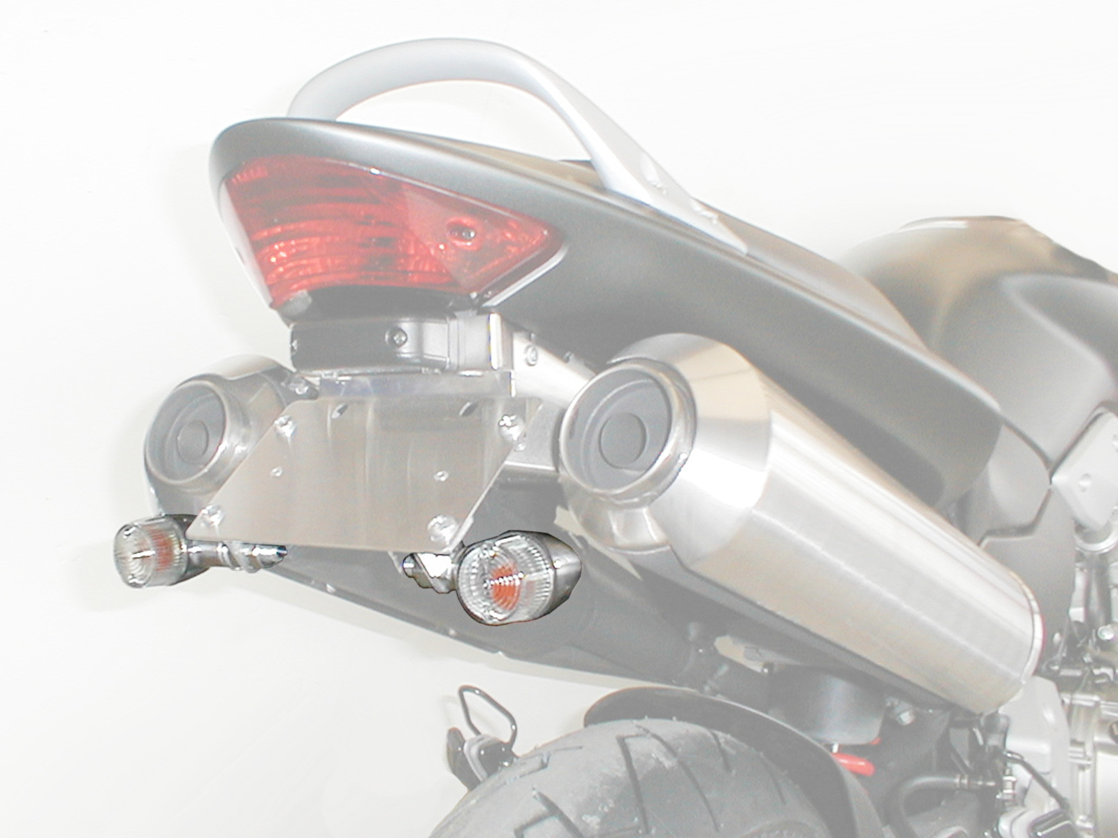 Clear Short Stalk Turn Signals - For 02-08 Honda CB919F - Click Image to Close