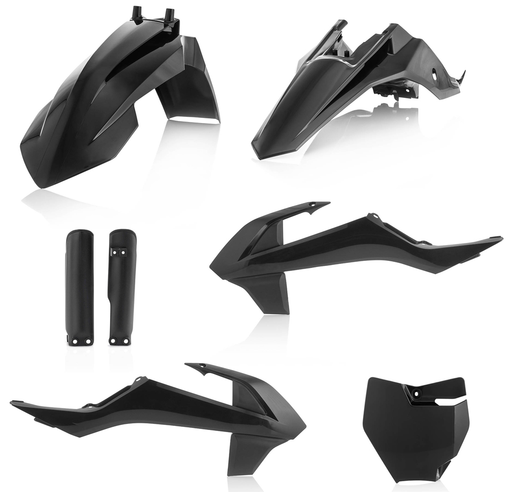 Full Plastic Kit - Black - For 16-18 KTM 65 SX - Click Image to Close