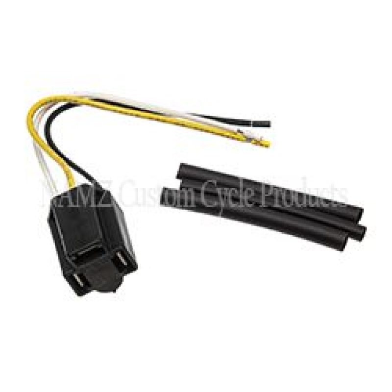 Replacement Headlamp H4 Pigtail (Models w/H4 Headlight Harness) Incl. Connector/Shrink/Termnls - Click Image to Close