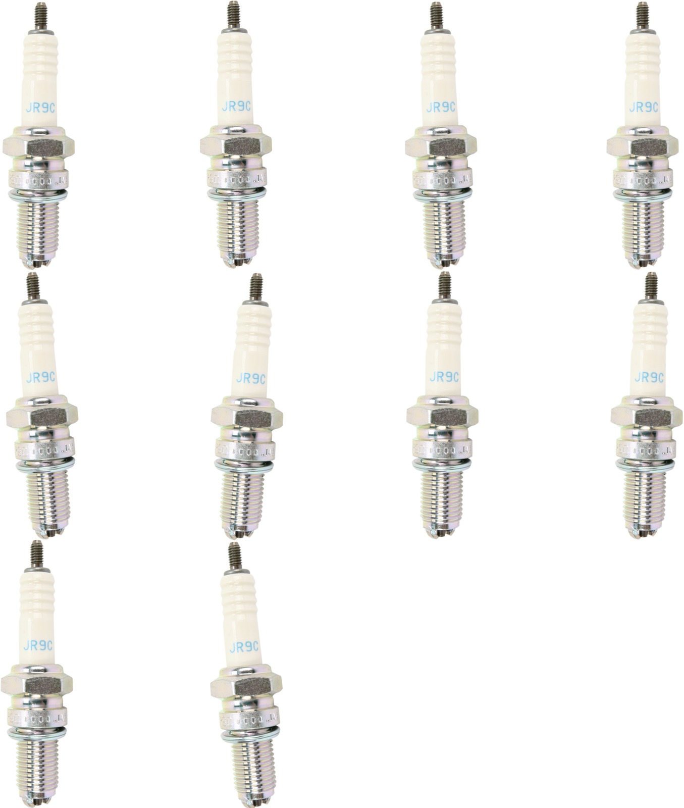 10 Pack JR9C Spark Plugs - Click Image to Close