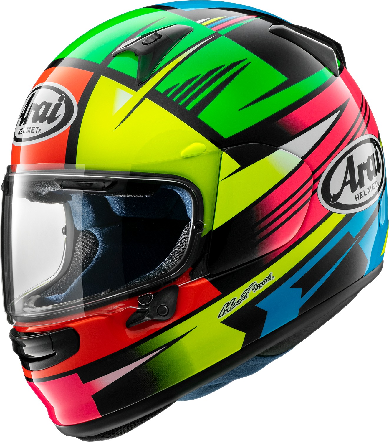 Arai Regent-X Rock Helmet - Small - Full-face street helmet with Rock graphic - Click Image to Close