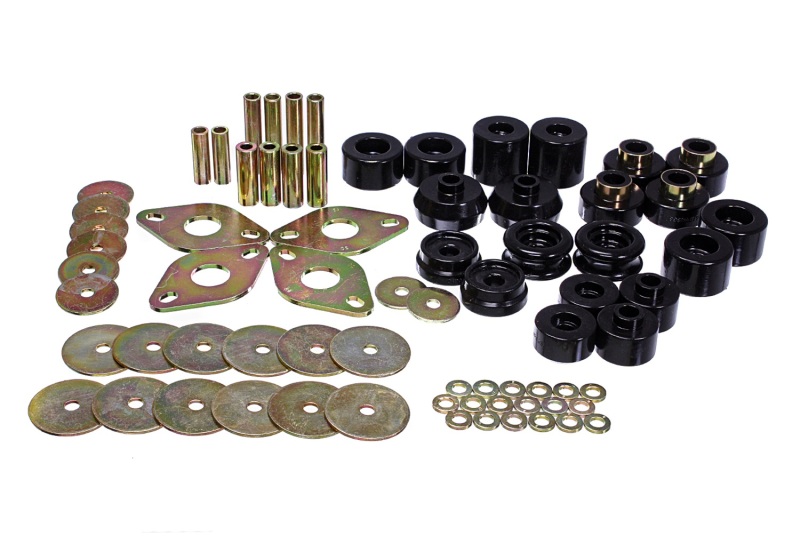 00-02 Toyota 4-Runner 2WD/4WD Black Body Mount Bushing Set - Click Image to Close