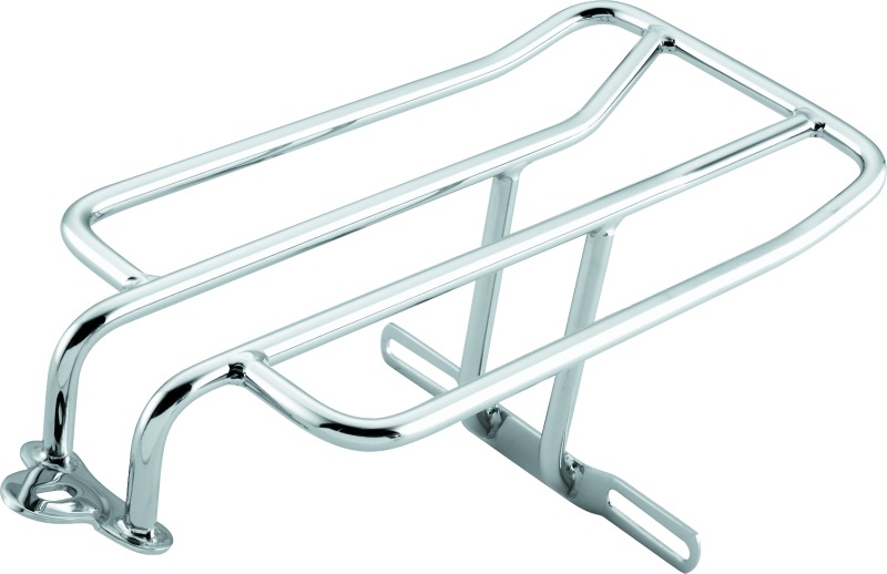 Bikers Choice Chrome Luggage Rack 86-05 Flst - Click Image to Close