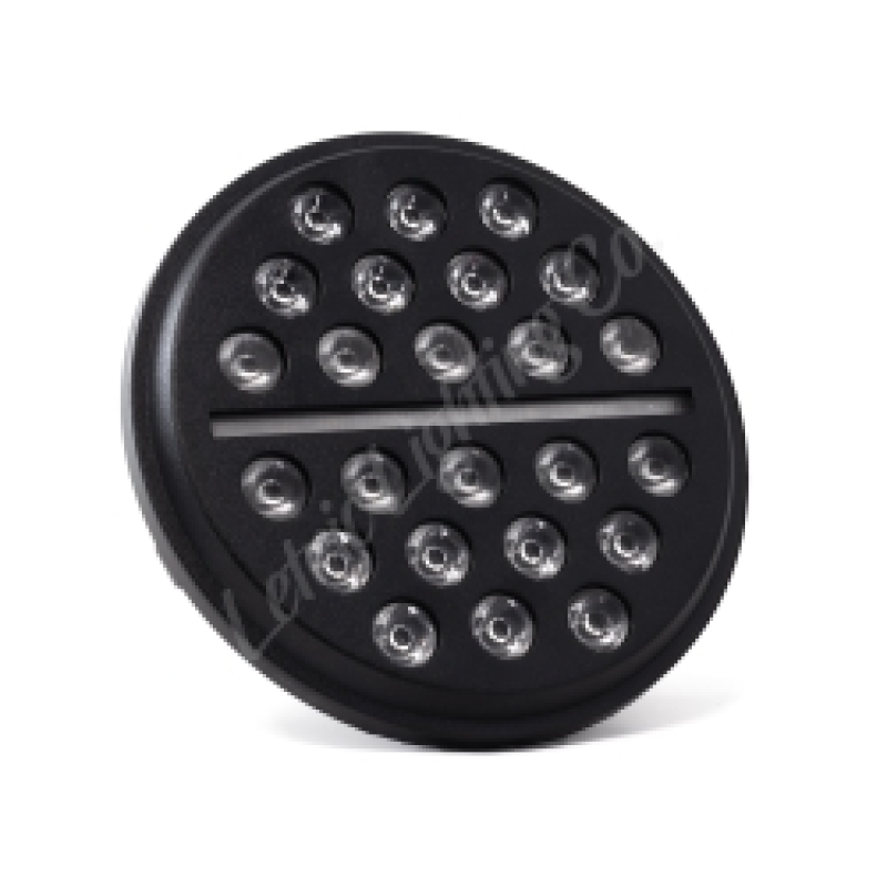 Letric Lighting 7in Led Buck-Shot Headlight Blk - Click Image to Close