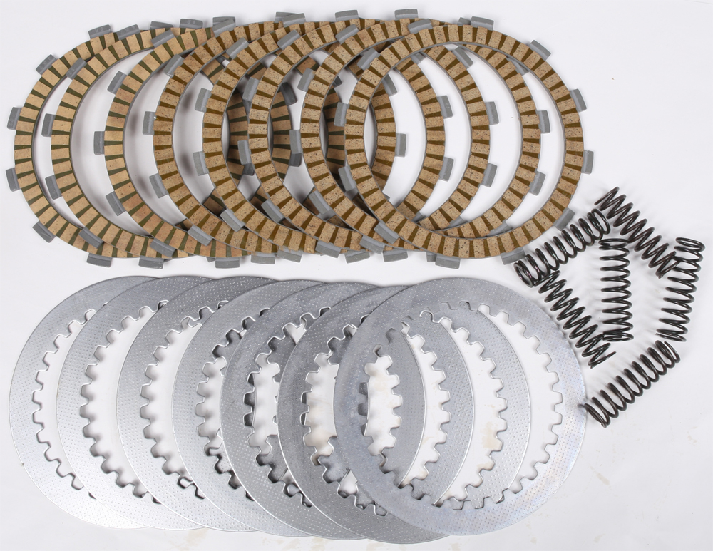 Complete Clutch Plate Set w/Springs - For 14-16 Yamaha YZ450F - Click Image to Close