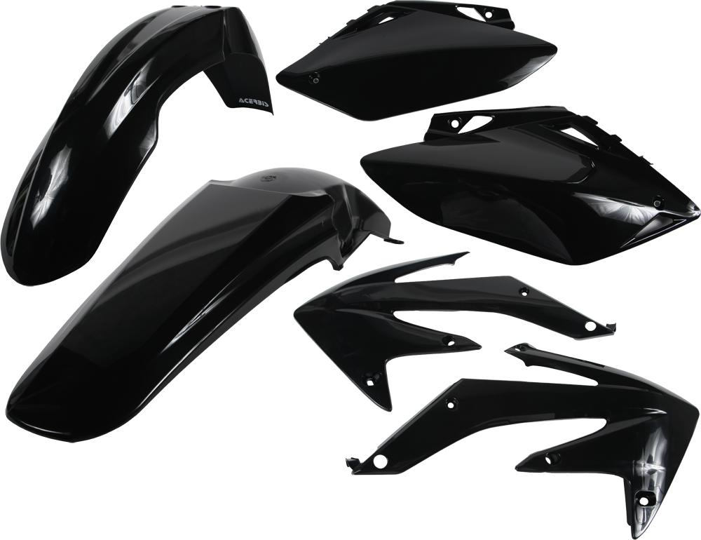 Black Plastic Kit - For 05-06 Honda CRF450R - Click Image to Close