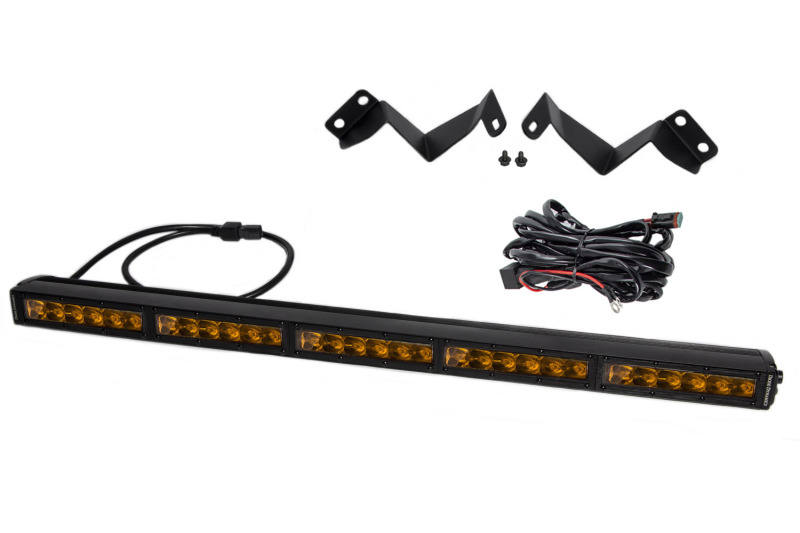 16-21 Toyota Tacoma SS30 Stealth Lightbar Kit - Amber Driving - Click Image to Close