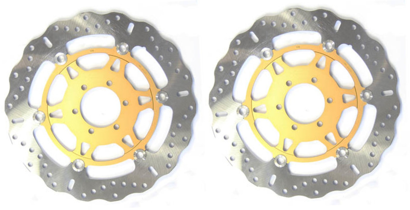 Floating Contour Brake Rotor Front Set - Click Image to Close