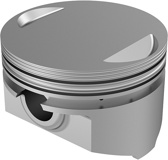 Cast Piston Kit EVO 74CI 8.9:1 +.020 - For 88-19 Harley XL Sportster - Click Image to Close