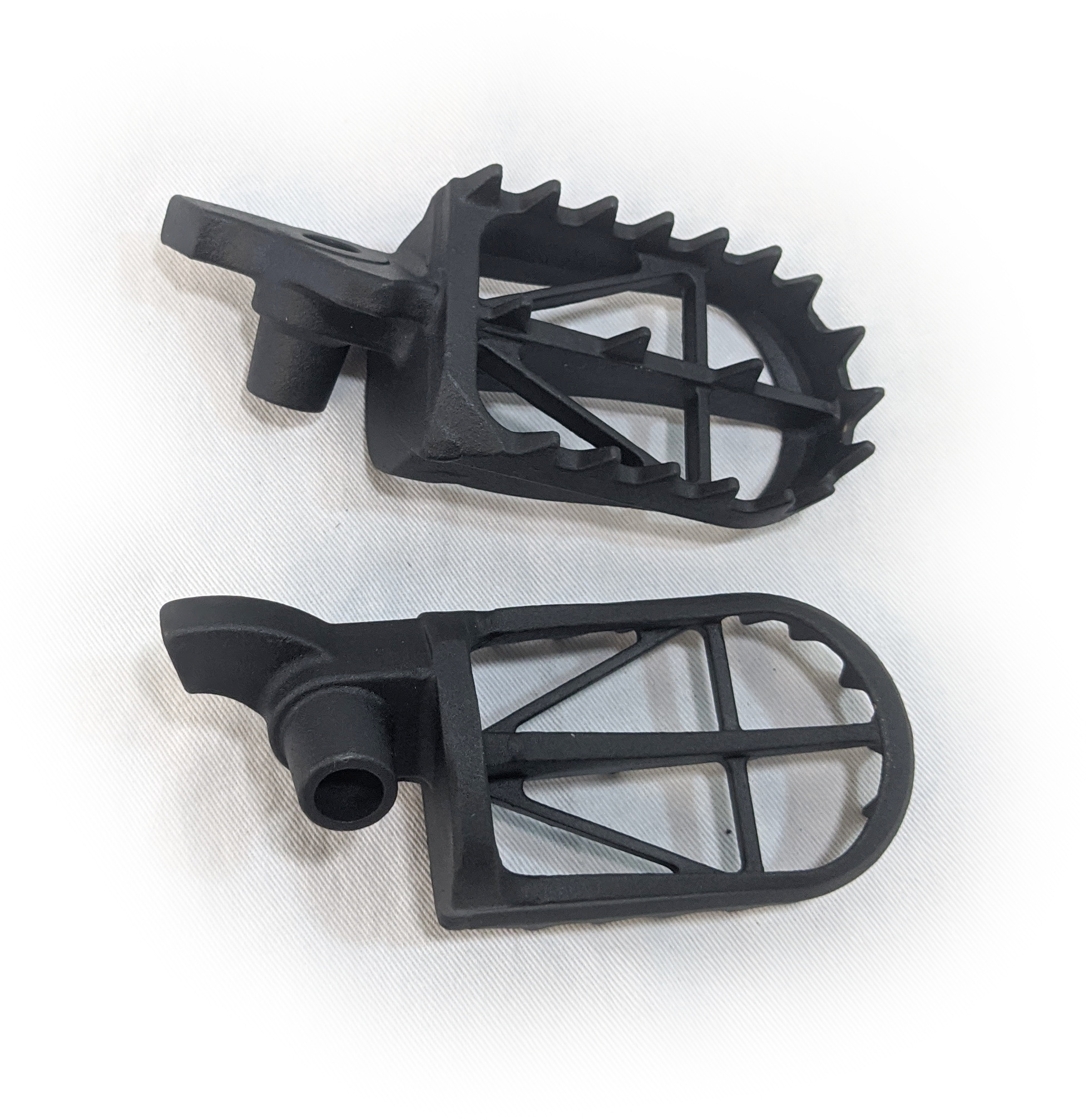 Wide MX Foot Pegs - Standard Height Chromoly - For 07-09 RMZ250 - Click Image to Close