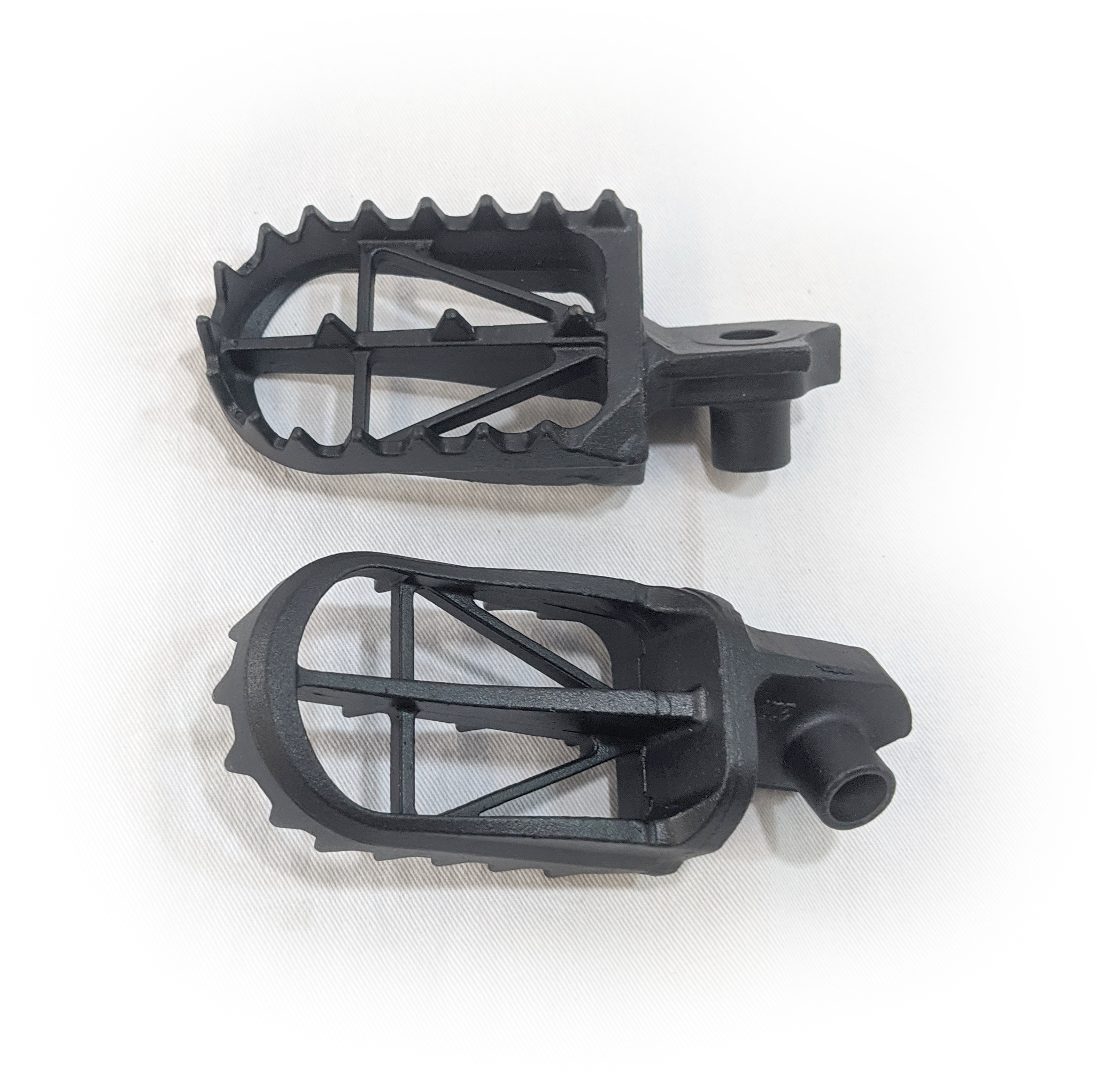 Wide MX Foot Pegs - Standard Height Chromoly - For 10+ RMZ 250/450 - Click Image to Close