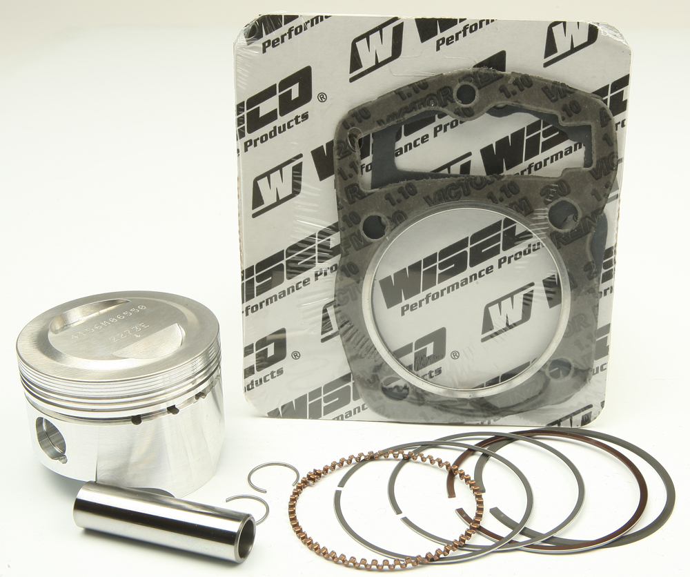 Top End Piston Kit 10:1 Compression - 65.50mm Bore (STD) - For 86-91 Honda XR200R - Click Image to Close