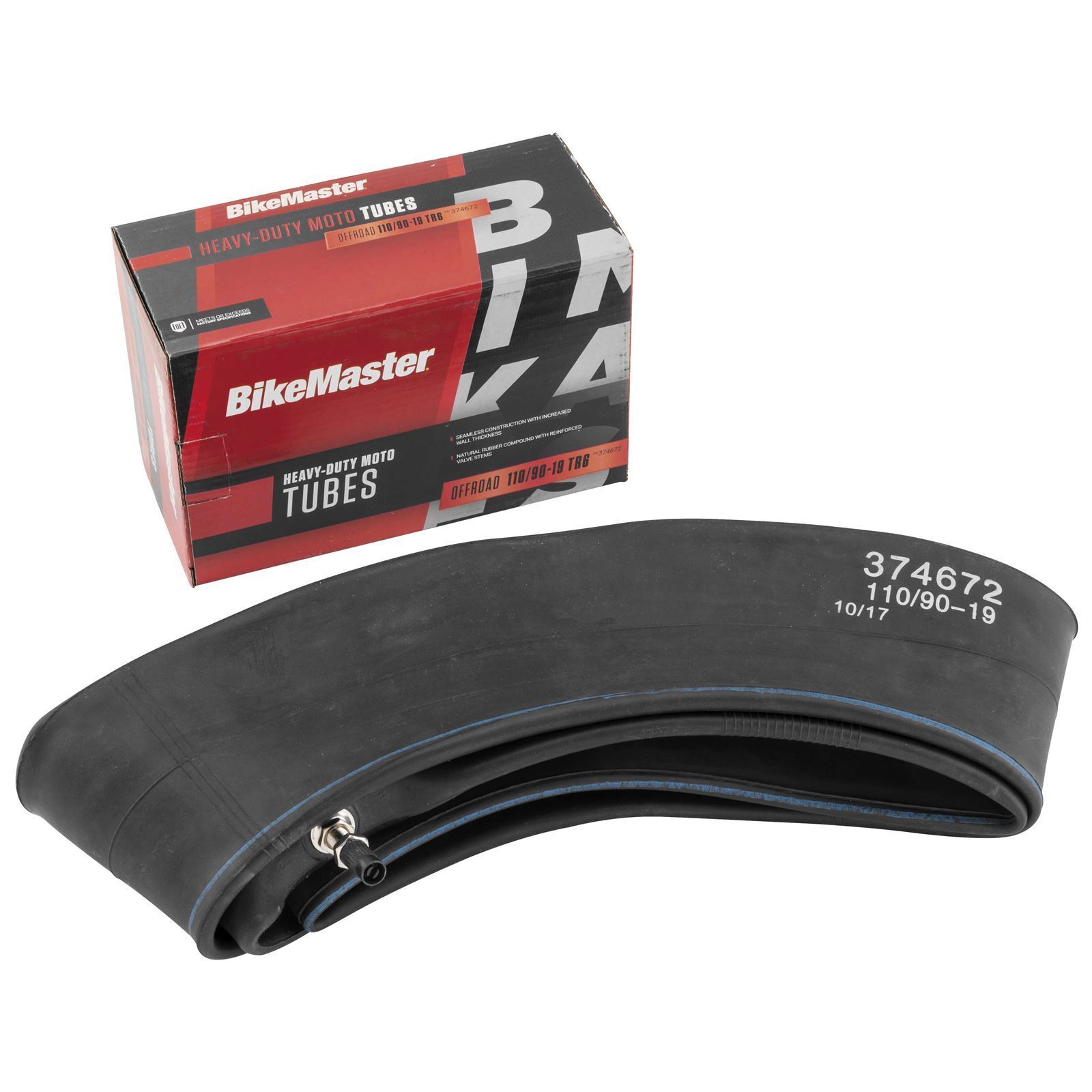 BikeMaster 110/90-19 TR6 Tube Heavy Duty - Click Image to Close