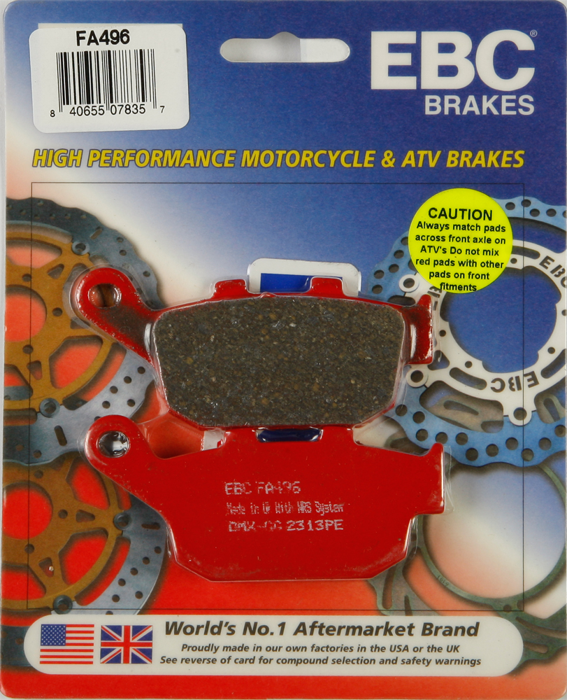 Standard Organic Brake Pads - Click Image to Close