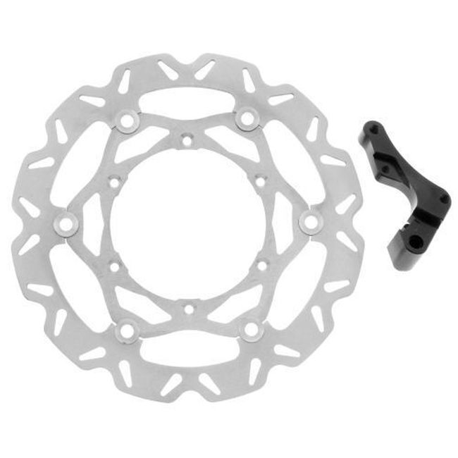 08-16 Yamaha YZ 125 2T Front OSX Oversize 250/280mm Rotor Kit - Click Image to Close