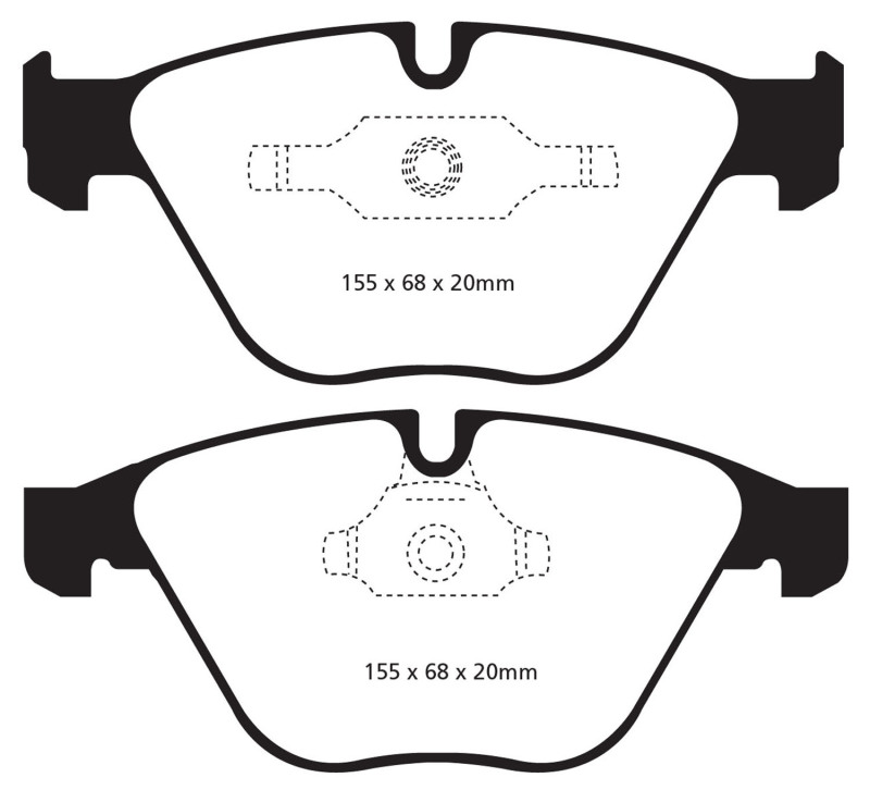 Redstuff Front Brake Pads - For 11+ BMW Z4 3.0 Twin Turbo iS (E89) - Click Image to Close