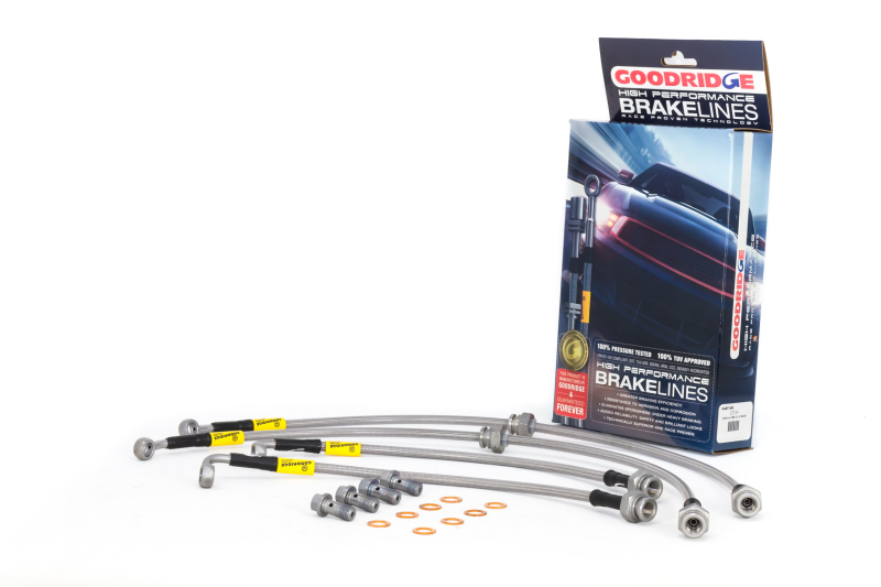 Brake Lines - For Goodridge 02 Nissan Altima 3.5L V6 - Click Image to Close