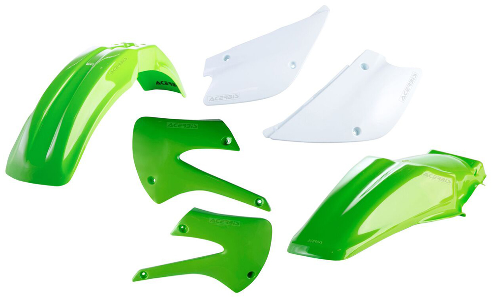 Green Plastic Kit - For 01-13 Kawasaki KX85 KX100 - Click Image to Close