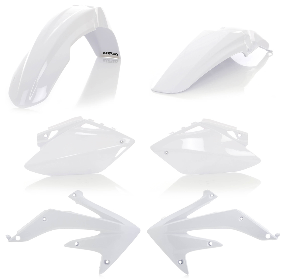 White Plastic Kit - For 07-08 Honda CRF450R - Click Image to Close