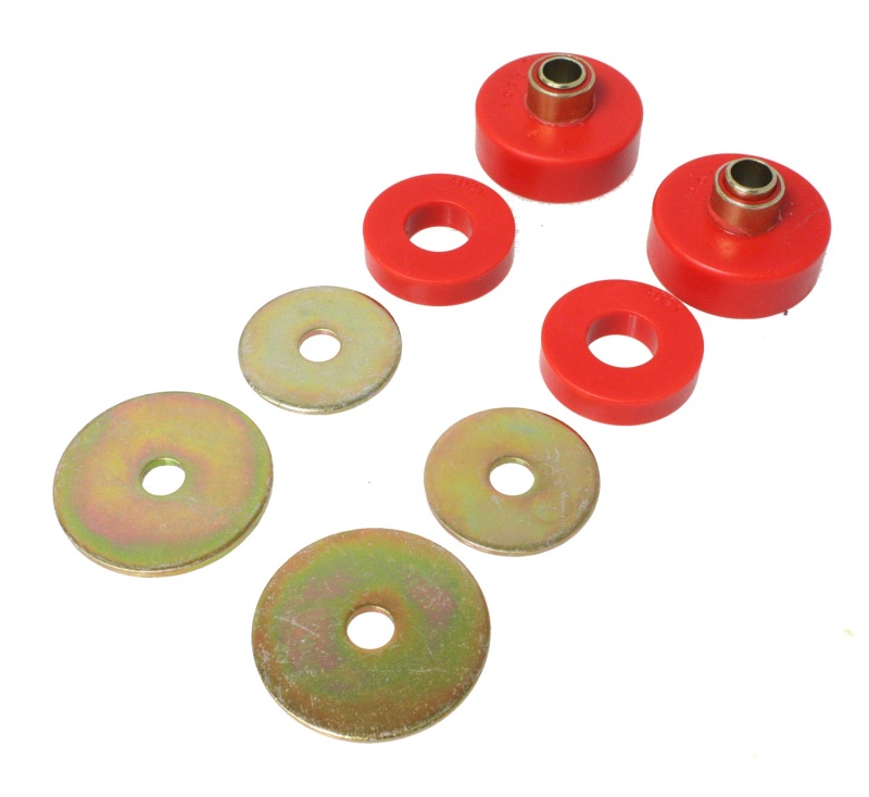 All Non-Spec Vehicle 2WD Red Universal Mounts/Isolator Kit - Click Image to Close