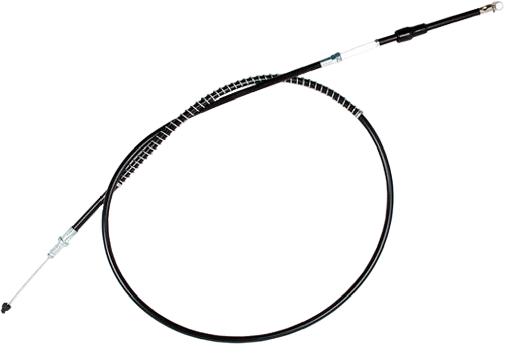 Black Vinyl Clutch Cable - Kawasaki KX250 KDX250 - Click Image to Close