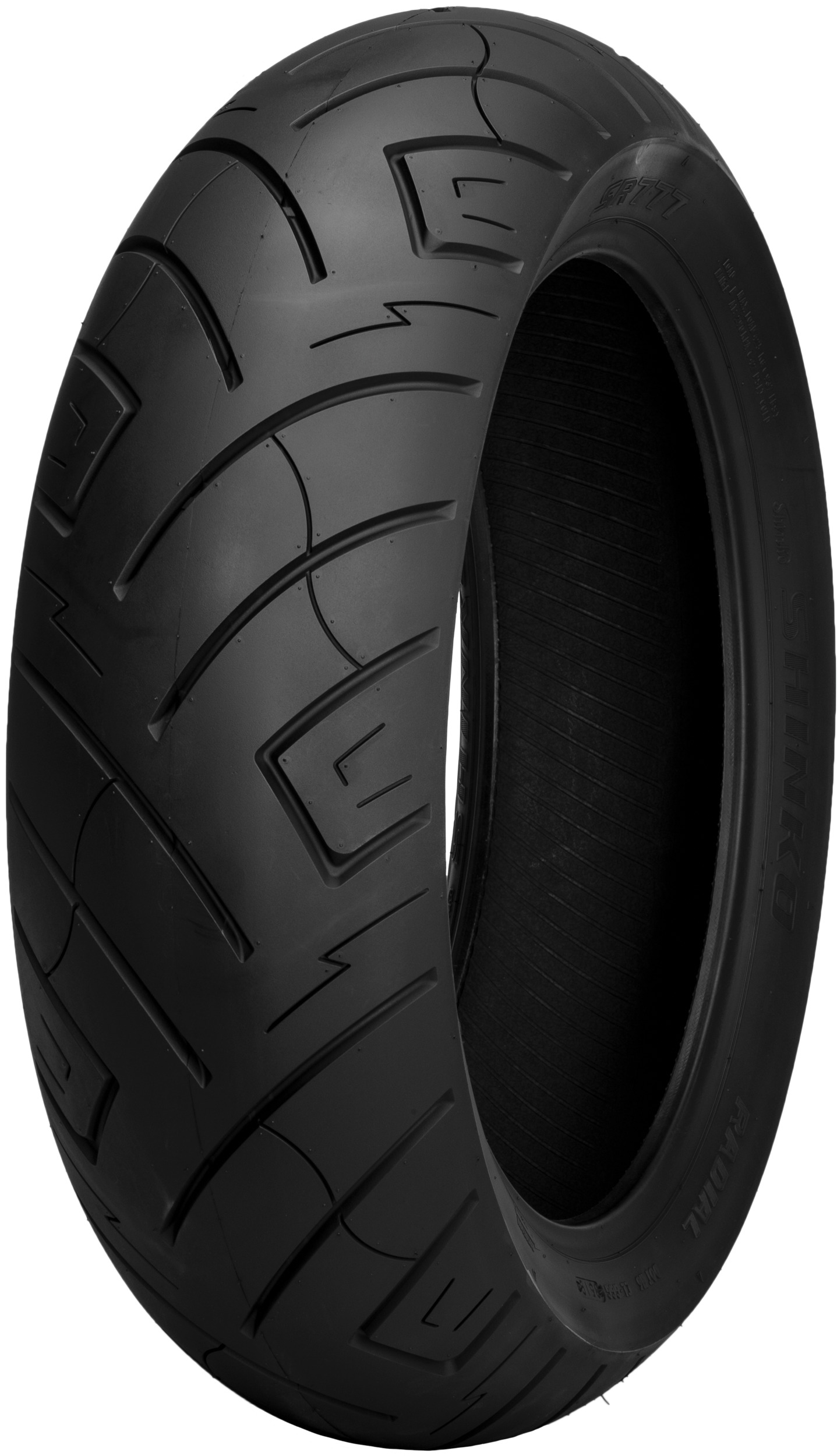 F777 Front Tire 160/60R18 70V All Black - Click Image to Close