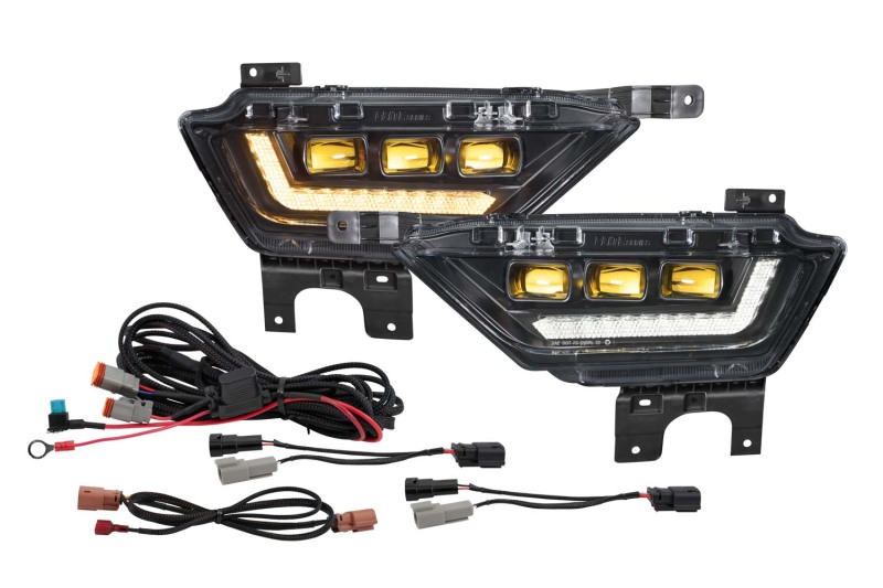 21-23 Ford F-150 Elite Fog Lamps - Yellow - Click Image to Close