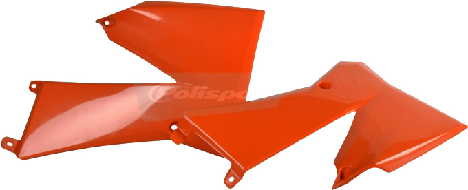 Radiator Shrouds - Orange - For 06-12 KTM 105SX 105XC 85SX/S - Click Image to Close