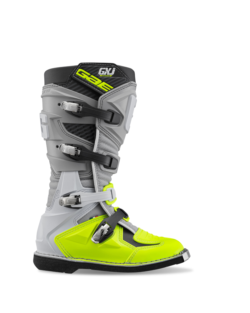 GXJ Boot Grey/Fluorescent Yellow Size - Youth 5 - Click Image to Close