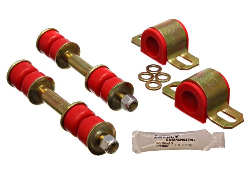 79-94 Toyota Pickup 2WD (Exc T-100/Tundra) Red 25mm Front Sway Bar Bushing Set - Click Image to Close