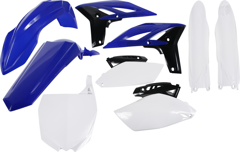 Full Plastic Kit - Blue/White/Black Original 2010 - For 10-13 Yamaha YZ250F - Click Image to Close