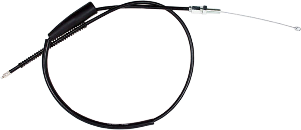 Black Vinyl Throttle Cable - Kawasaki KX60 KX80 KDX80 - Click Image to Close