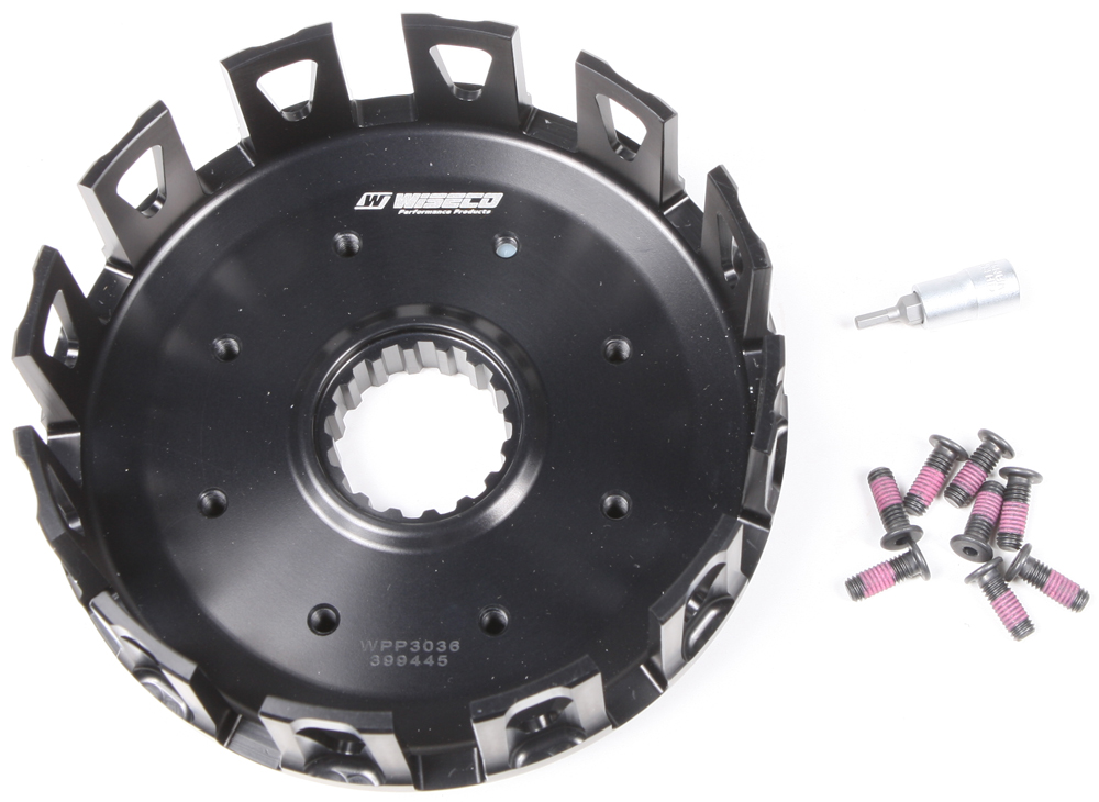 Precision Forged Clutch Basket - For 06-16 Kawasaki KFX450R KX450F - Click Image to Close