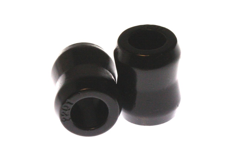 Black Hour Glass Shock Bushings 3/4 in. I.D. 1 min - 1 1/8 max in. O.D. 1 7/16 i - Click Image to Close