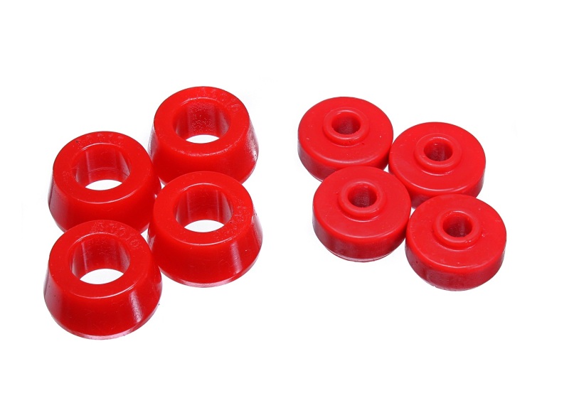 1996-2009 Toyota 4Runner Rear Shock Bushings (Red) - Click Image to Close