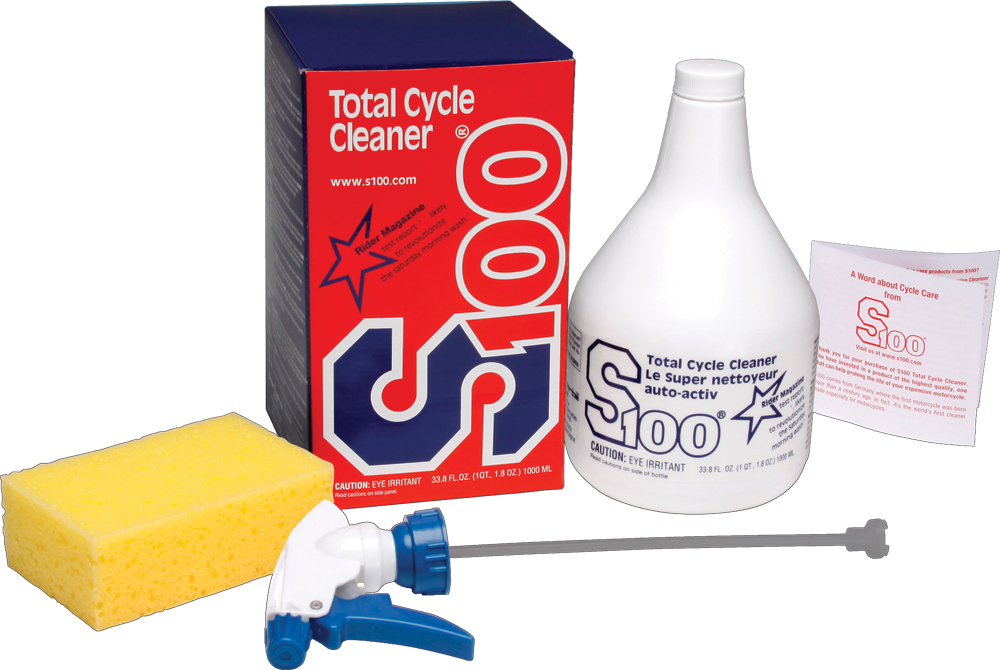 Total Cycle Cleaner Deluxe Set - 1 Liter - Spray on-Hose off - Click Image to Close