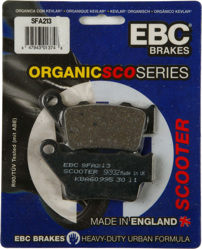 Standard Organic Brake Pads - Click Image to Close