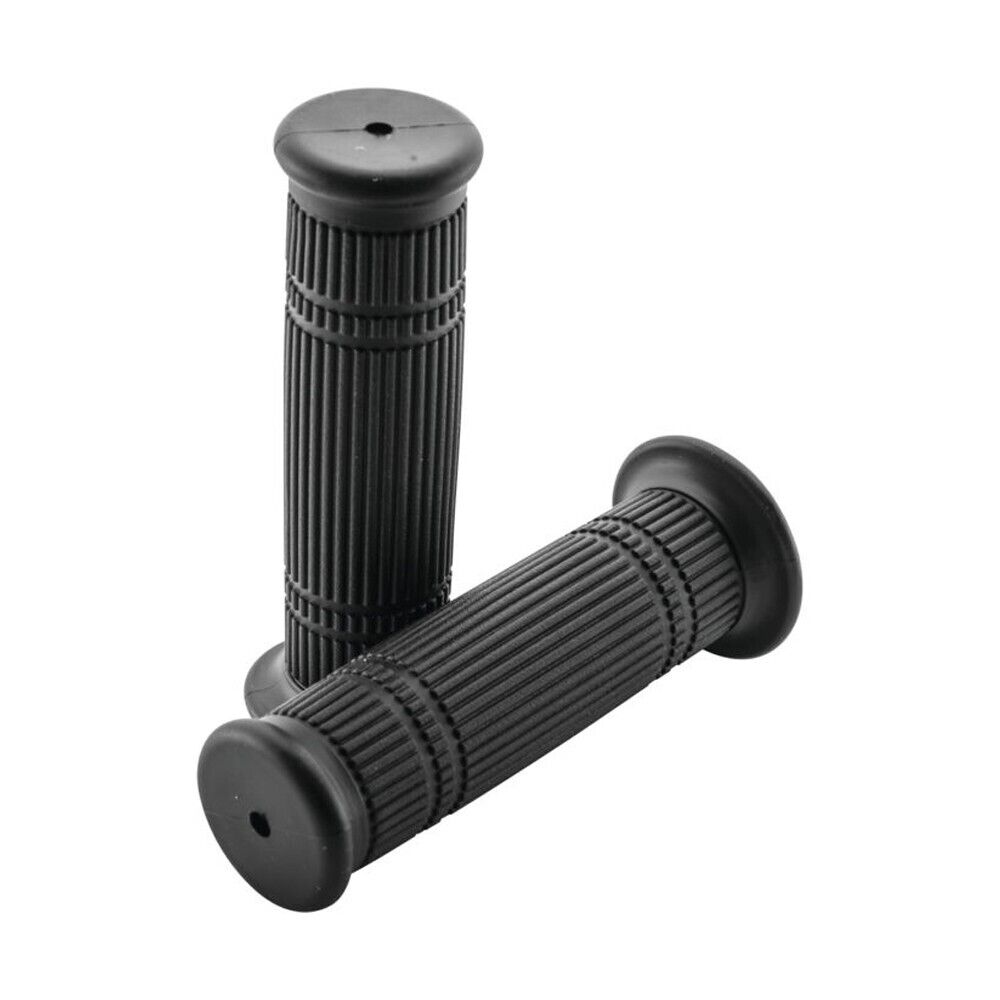 BikeMaster Splined Grips - Black - Click Image to Close