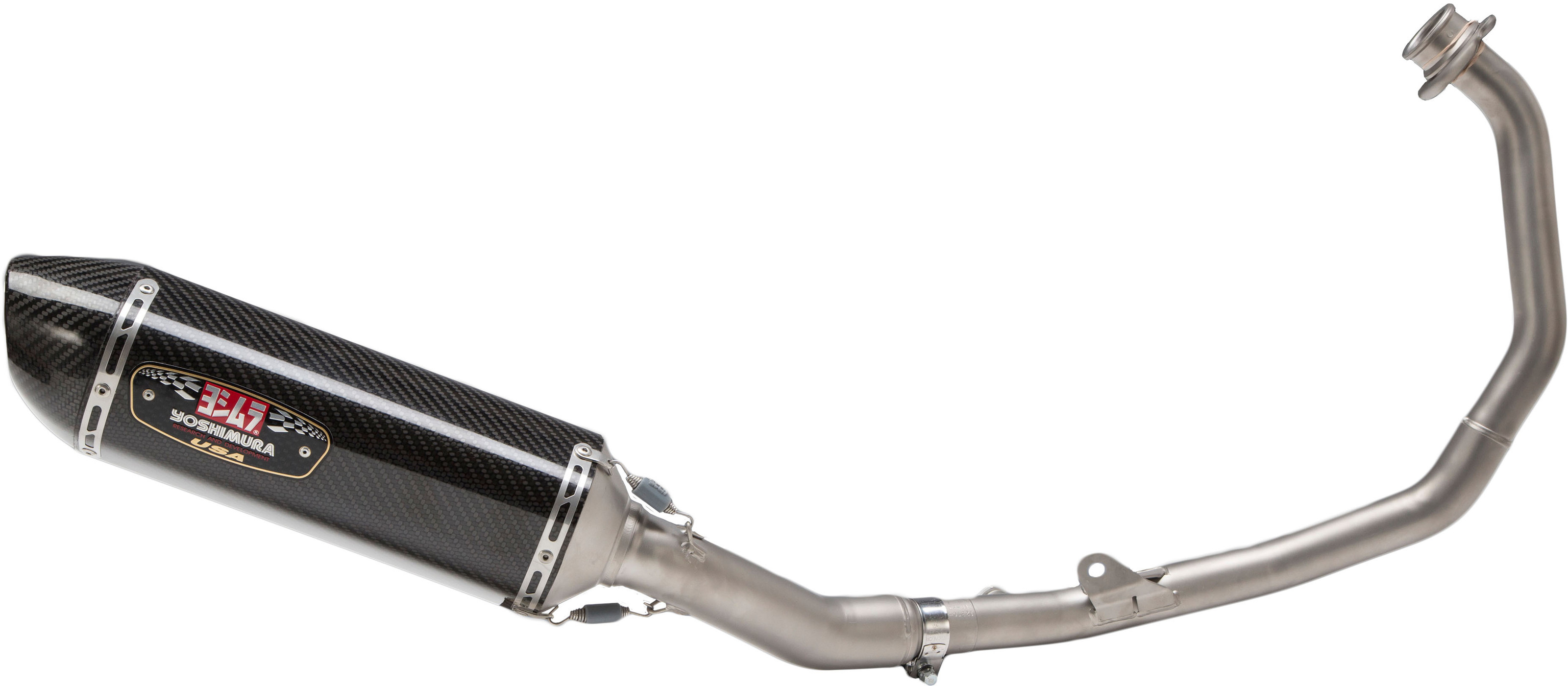 R-77 Carbon Fiber Full Exhaust - For 19-20 Honda CB300R - Click Image to Close