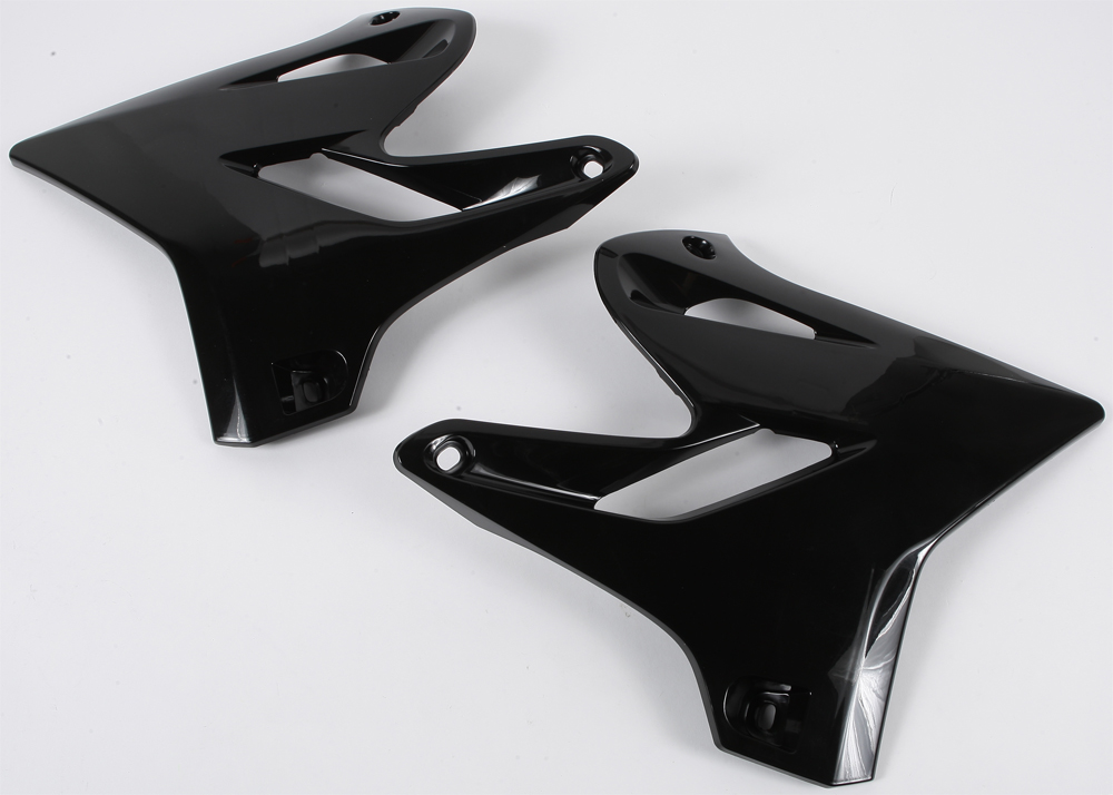 Radiator Shrouds - Black - Yamaha YZ125 YZ250 - Click Image to Close