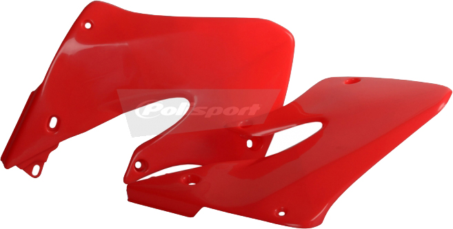 Radiator Shrouds - Red - For 97-99 Honda CR125R CR250R - Click Image to Close