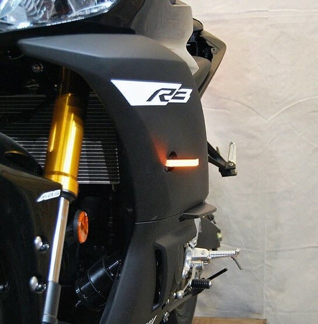 19-24 Yamaha YZF-R3 Front Turn Signals - Click Image to Close