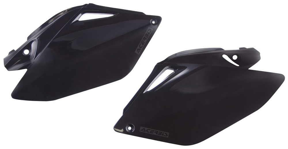 Side Panels - Black - For 06-09 Honda CRF250R - Click Image to Close