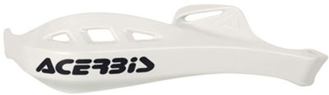 Rally Profile Handguards - White - w/ Universal Bar Mount Kit - Click Image to Close