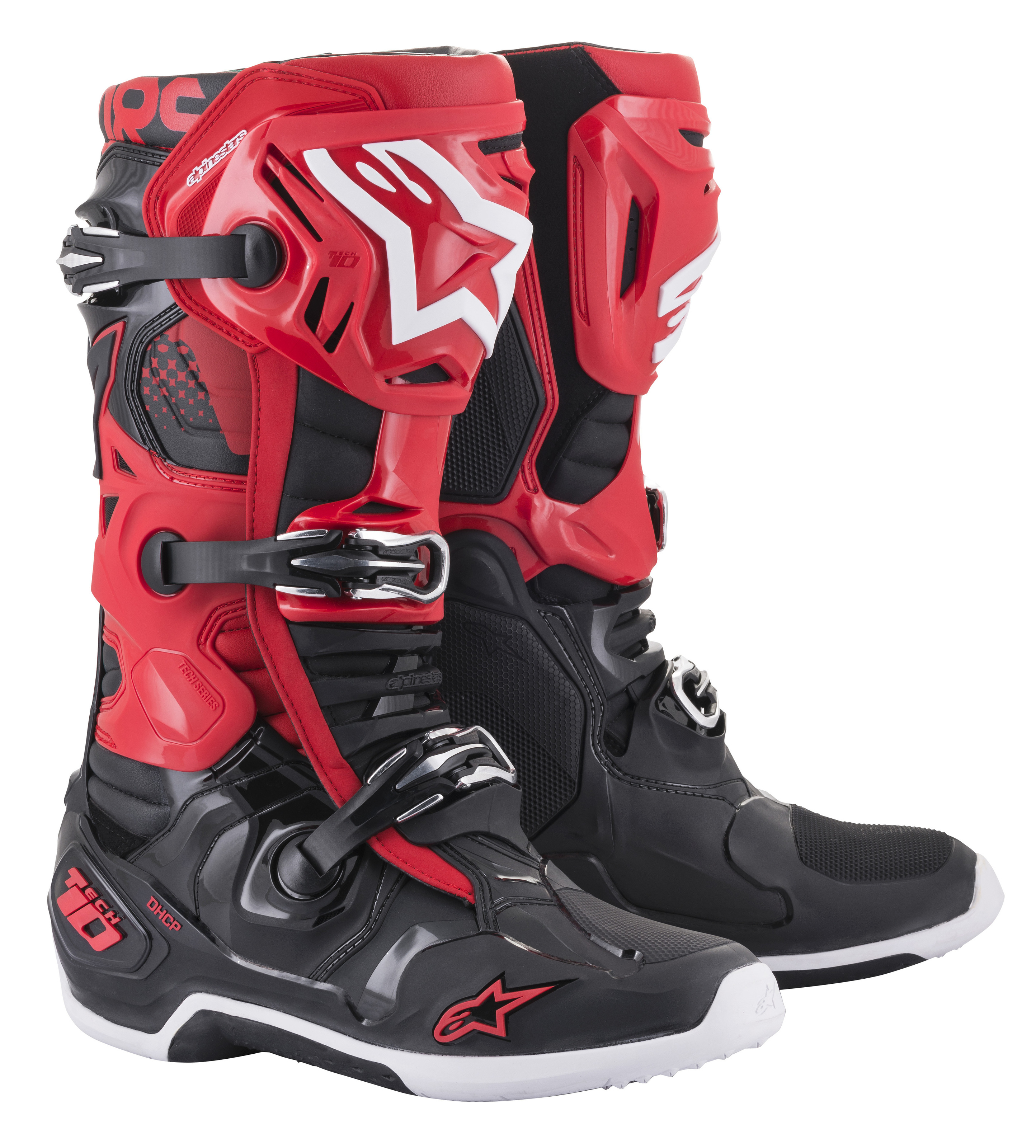 Tech 10 Boots Red/Black US 11 - Click Image to Close