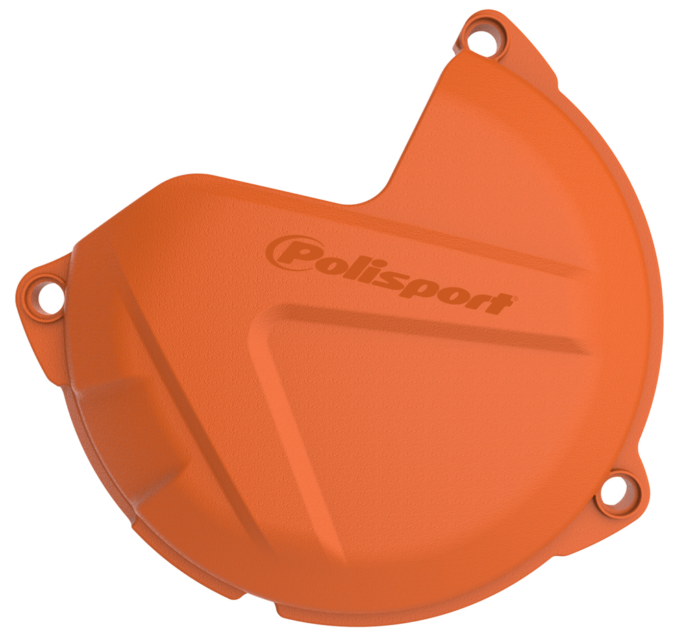 Clutch Cover Protector Orange - For 13-17 KTM 250/300 - Click Image to Close