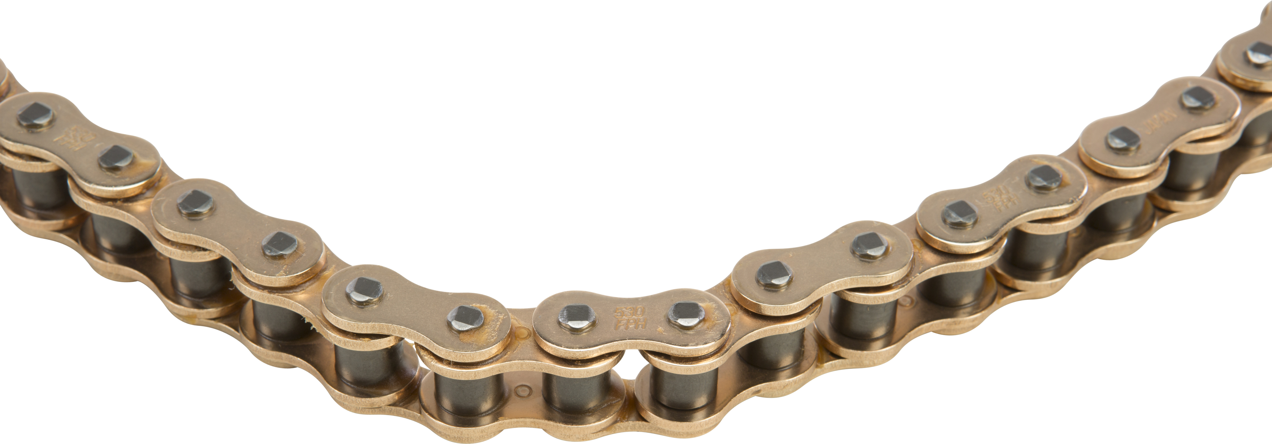 Heavy Duty Roller Chain 530 Pitch X 110 Links Gold - Click Image to Close