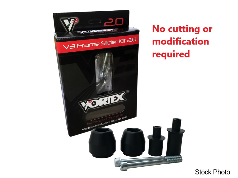 V3 2.0 Frame Slider Kit- No Cut - For 11-16 Kawasaki Z 1000 SX - Click Image to Close